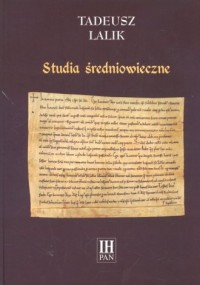 Studia średniowieczne - okładka książki