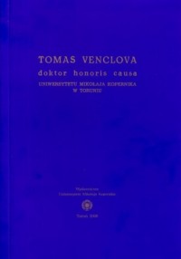 Tomas Venclova, doktor honoris - okładka książki